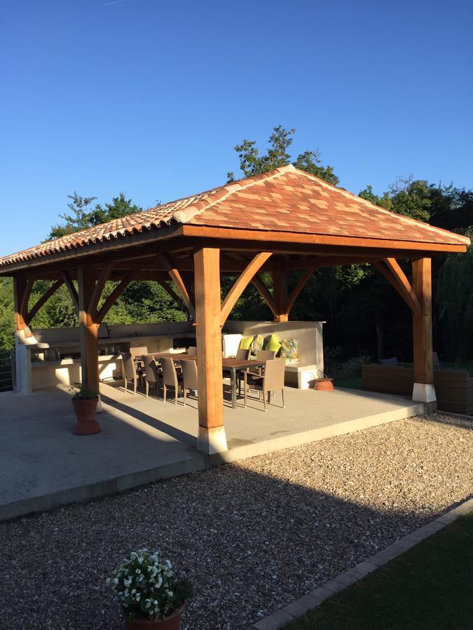 La Girarde Bed & Breakfast Saint-Quentin-de-Caplong ภายนอก รูปภาพ