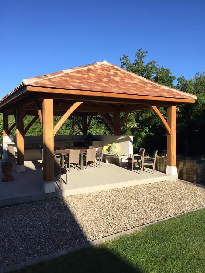 La Girarde Bed & Breakfast Saint-Quentin-de-Caplong ภายนอก รูปภาพ